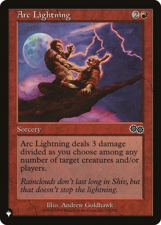 Image for Arc Lightning (174/350) (The List Reprints) - Magic: The Gathering