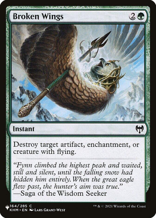 Image for Broken Wings (164/285) (The List Reprints) - Magic: The Gathering