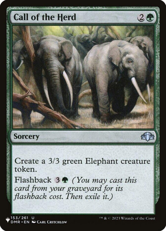 Image for Call of the Herd (153/261) (The List Reprints) - Magic: The Gathering