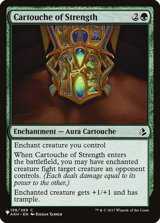 Image for Cartouche of Strength (158/269) (The List Reprints) - Magic: The Gathering