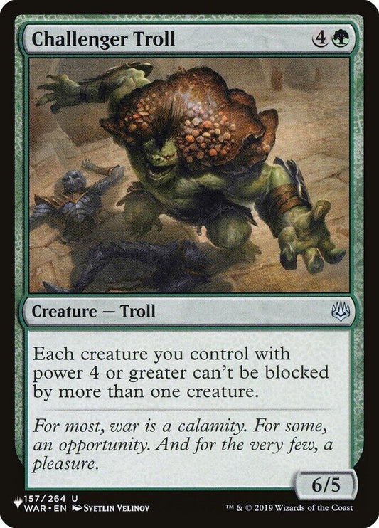 Image for Challenger Troll (157/264) (The List Reprints) - Magic: The Gathering