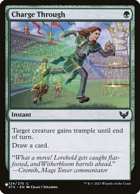 Image for Charge Through (124/275) (The List Reprints) - Magic: The Gathering