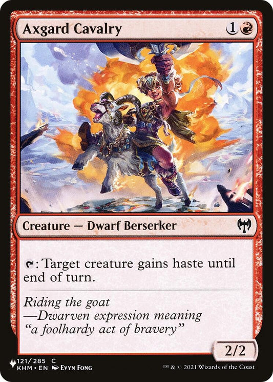 Image for Axgard Cavalry (121/285) (The List Reprints) - Magic: The Gathering