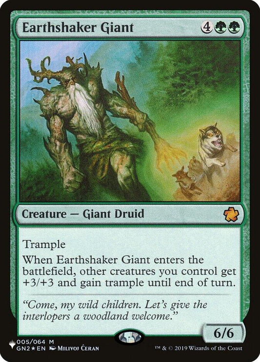 Image for Earthshaker Giant (005/064) (The List Reprints) - Magic: The Gathering