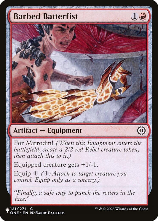 Image for Barbed Batterfist (121/271) (The List Reprints) - Magic: The Gathering