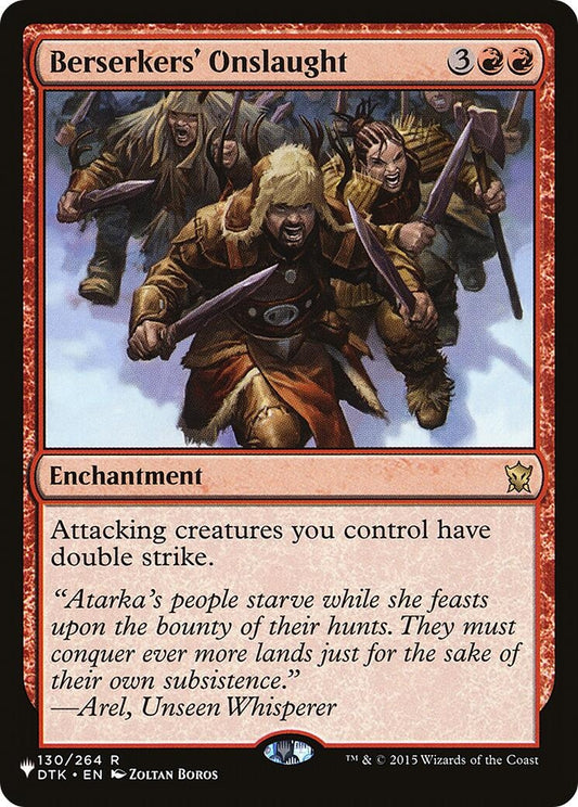 Image for Berserkers' Onslaught (130/264) (The List Reprints) - Magic: The Gathering