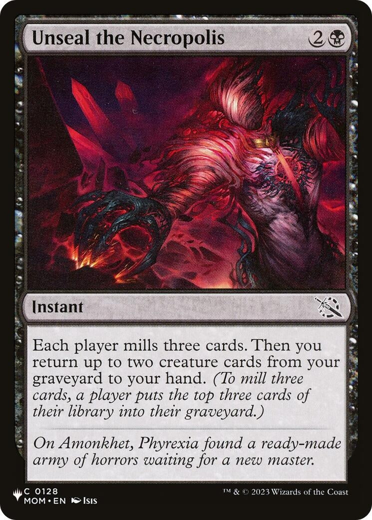 Image for Unseal the Necropolis (0128) (The List Reprints) - Magic: The Gathering