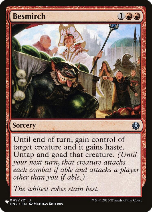 Image for Besmirch (049/221) (The List Reprints) - Magic: The Gathering