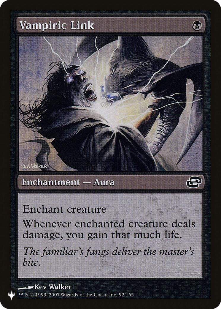 Image for Vampiric Link (92/165) (The List Reprints) - Magic: The Gathering