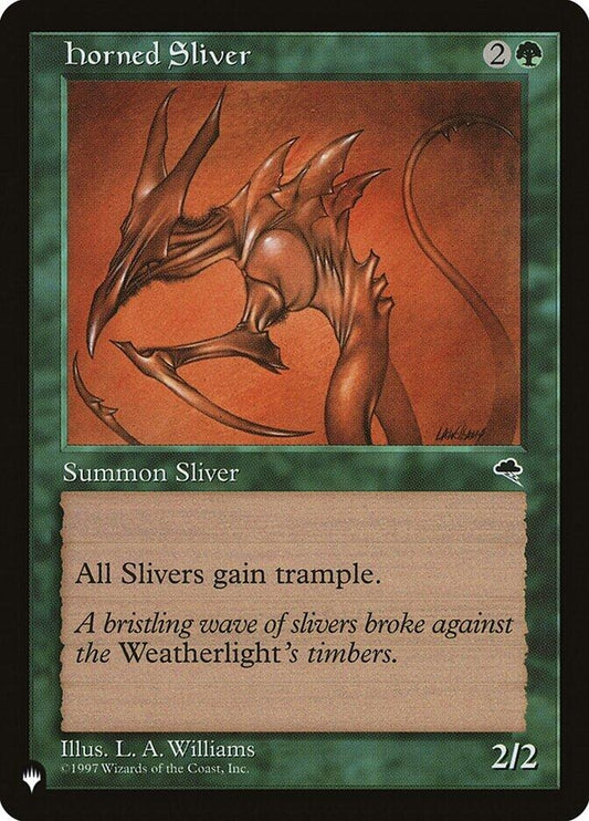 Image for Horned Sliver (The List Reprints) - Magic: The Gathering