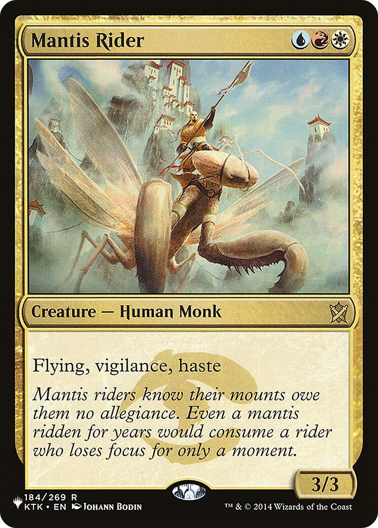 Image for Mantis Rider (184/269) (The List Reprints) - Magic: The Gathering