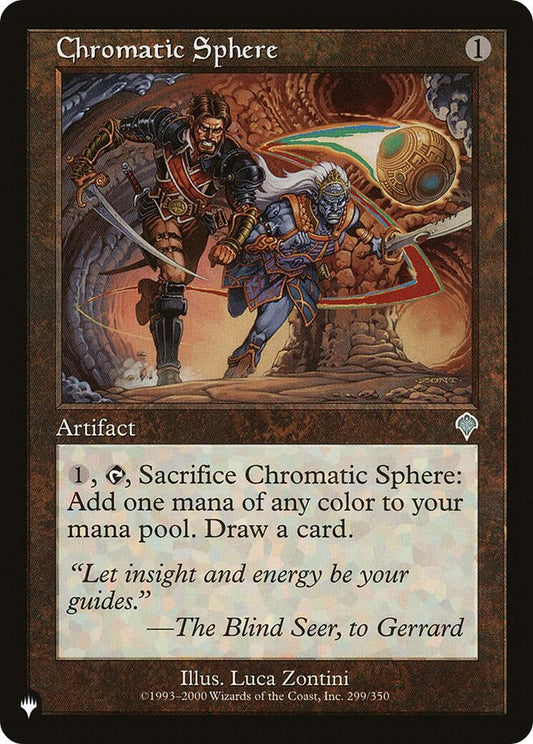 Image for Chromatic Sphere (299/350) (The List Reprints) - Magic: The Gathering