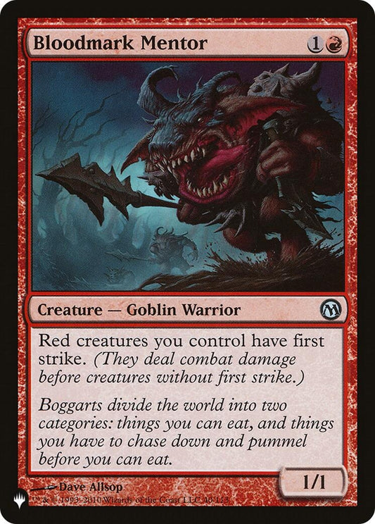 Image for Bloodmark Mentor (40) (40) (The List Reprints) - Magic: The Gathering
