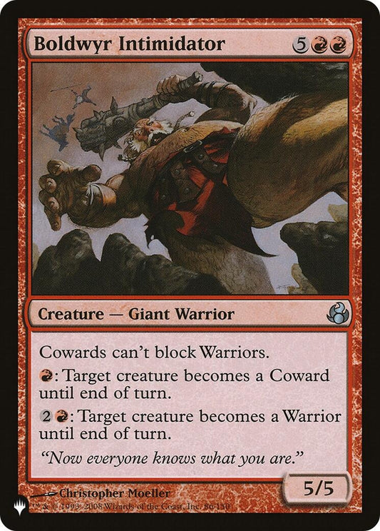 Image for Boldwyr Intimidator (86/150) (The List Reprints) - Magic: The Gathering