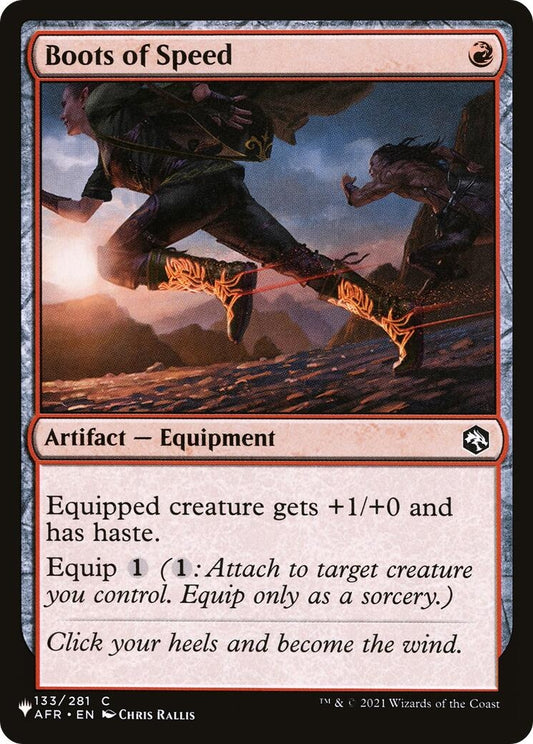 Image for Boots of Speed (133/281) (The List Reprints) - Magic: The Gathering