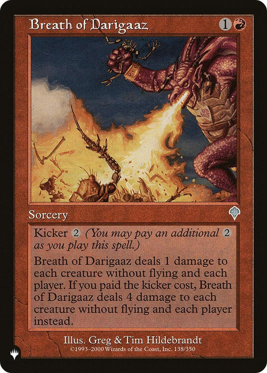 Image for Breath of Darigaaz (138/350) (The List Reprints) - Magic: The Gathering