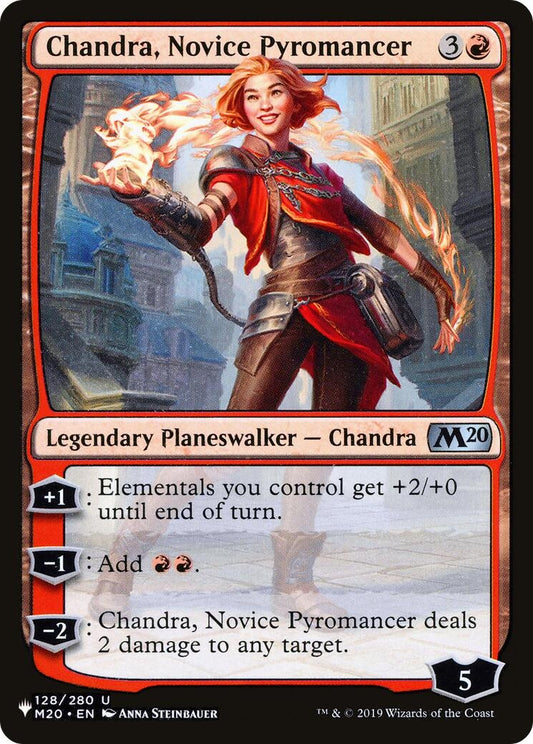 Image for Chandra, Novice Pyromancer (128/280) (The List Reprints) - Magic: The Gathering