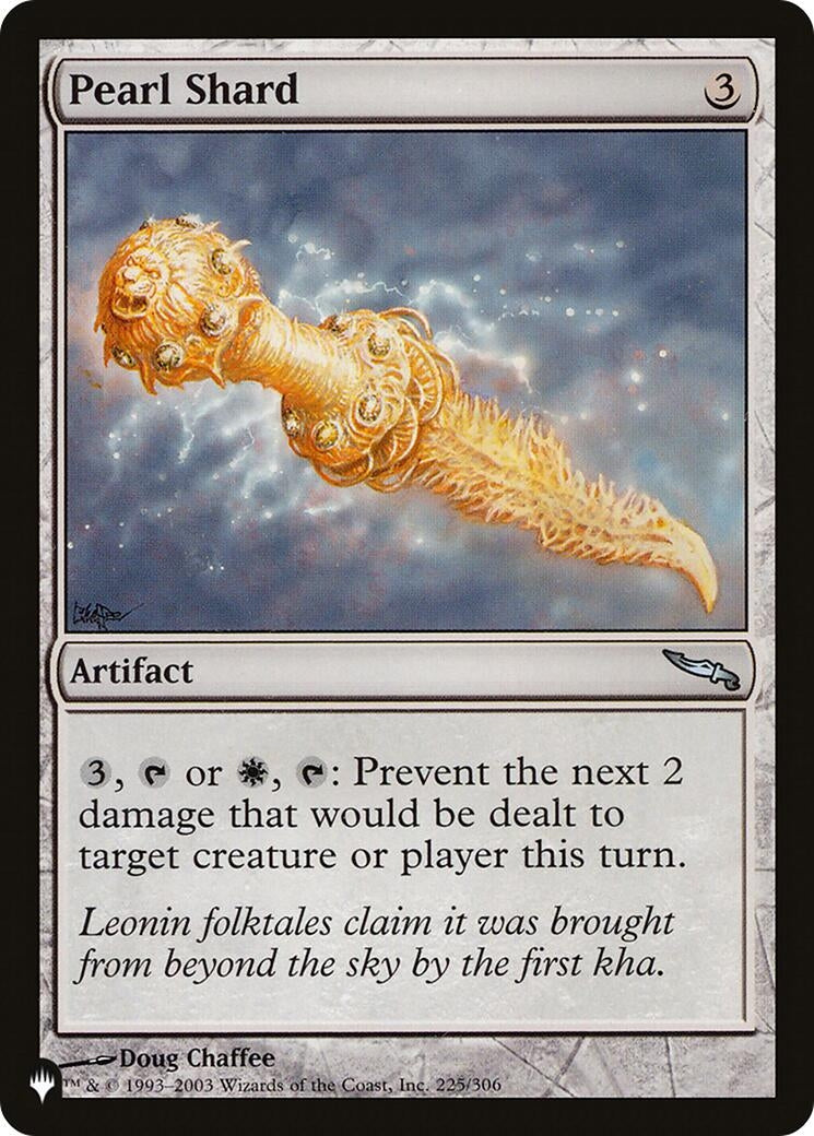 Image for Pearl Shard (225/306) (The List Reprints) - Magic: The Gathering