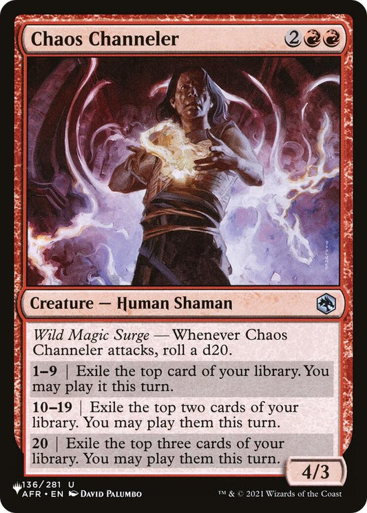 Image for Chaos Channeler (136/281) (The List Reprints) - Magic: The Gathering