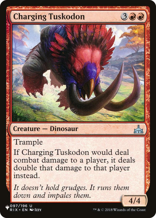 Image for Charging Tuskodon (097/196) (The List Reprints) - Magic: The Gathering