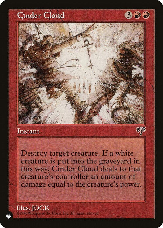 Image for Cinder Cloud (The List Reprints) - Magic: The Gathering