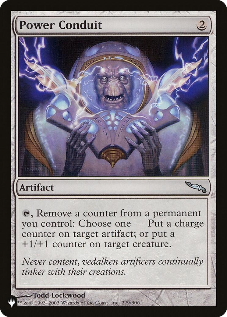 Image for Power Conduit (229/306) (The List Reprints) - Magic: The Gathering