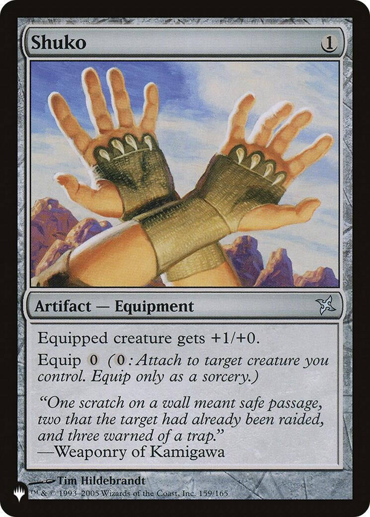 Image for Shuko (159/165) (The List Reprints) - Magic: The Gathering