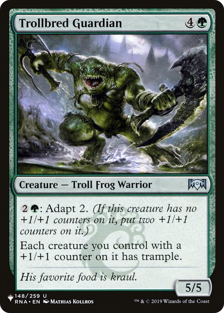 Image for Trollbred Guardian (148/259) (The List Reprints) - Magic: The Gathering
