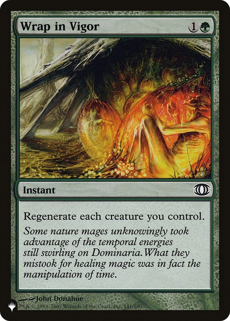 Image for Wrap in Vigor (141/180) (The List Reprints) - Magic: The Gathering