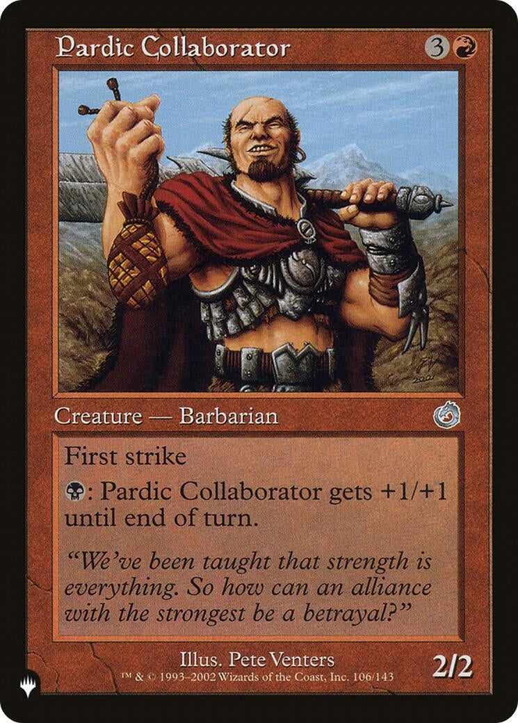 Image for Pardic Collaborator (106/143) (The List Reprints) - Magic: The Gathering