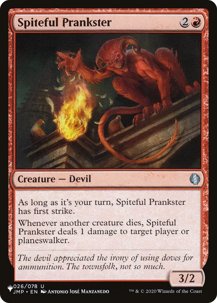 Image for Spiteful Prankster (026/078) (The List Reprints) - Magic: The Gathering