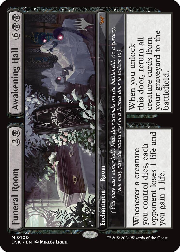 Image for Funeral Room // Awakening Hall (100) (Promo Pack: Duskmourn: House of Horror) - Magic: The Gathering