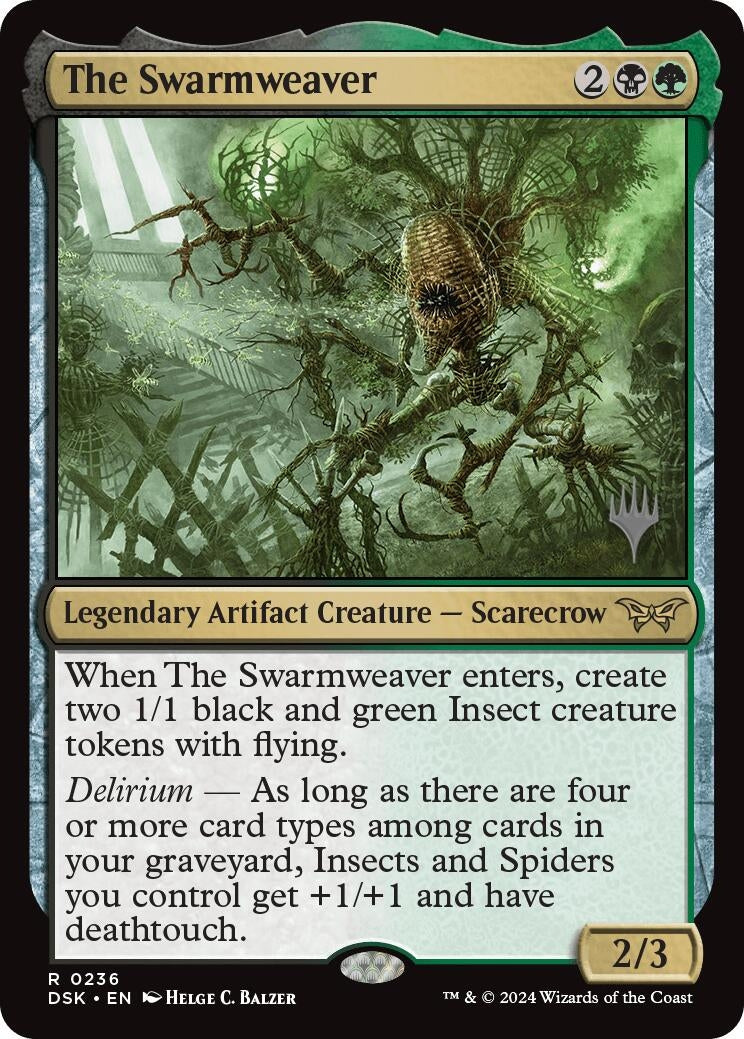 Image for The Swarmweaver (0236) (236) (Promo Pack: Duskmourn: House of Horror) - Magic: The Gathering