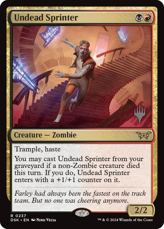Image for Undead Sprinter (237) (Promo Pack: Duskmourn: House of Horror) - Magic: The Gathering