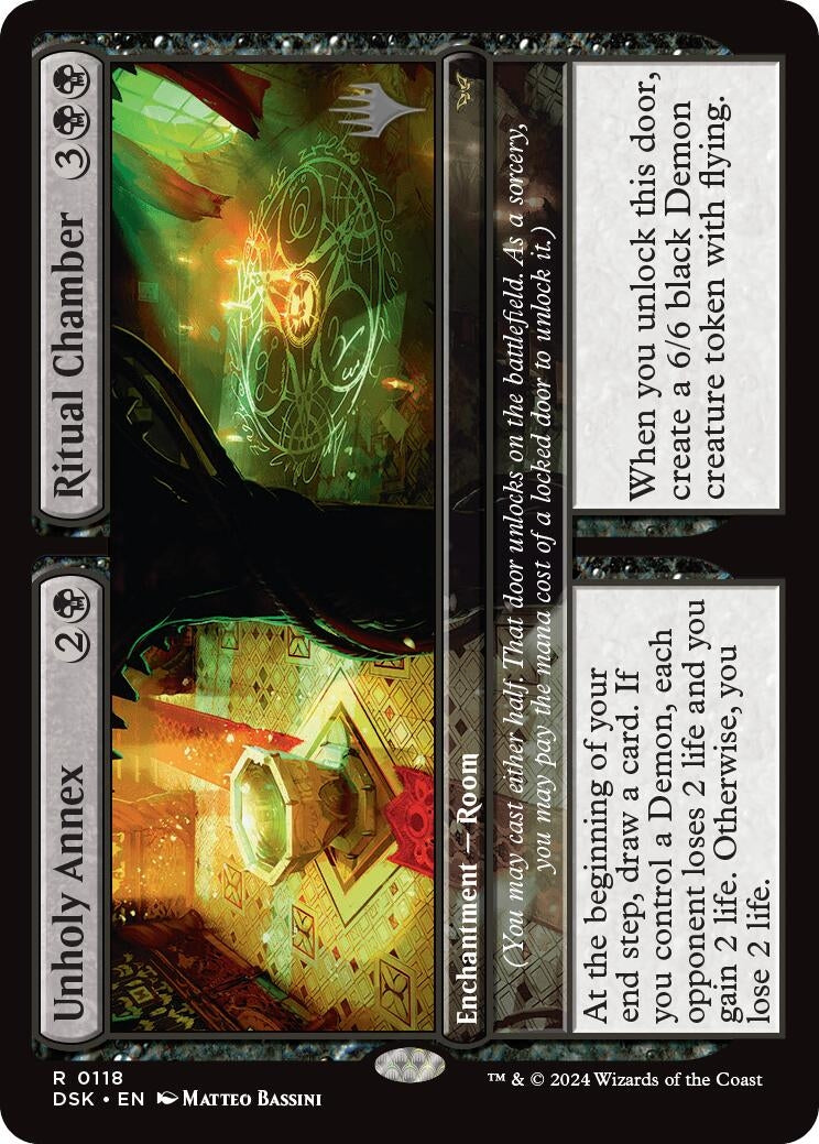 Image for Unholy Annex // Ritual Chamber (118) (Promo Pack: Duskmourn: House of Horror) - Magic: The Gathering