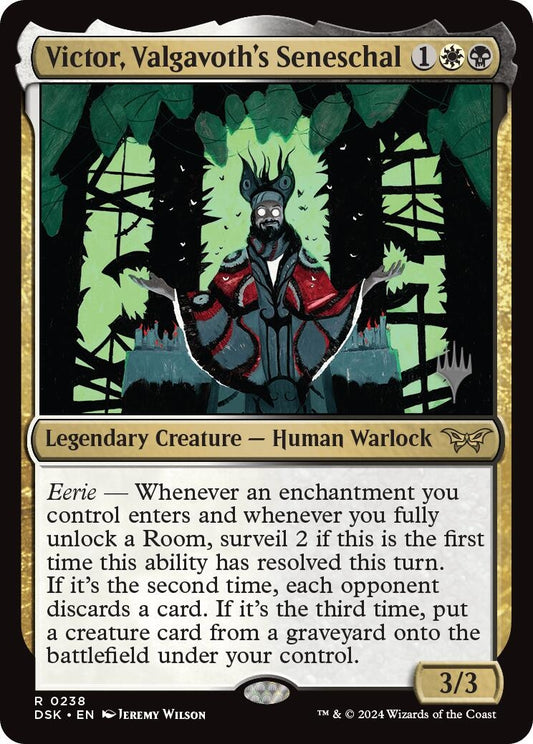 Image for Victor, Valgavoth's Seneschal (238) (Promo Pack: Duskmourn: House of Horror) - Magic: The Gathering