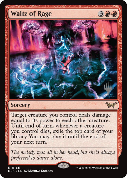 Image for Waltz of Rage (165) (Promo Pack: Duskmourn: House of Horror) - Magic: The Gathering