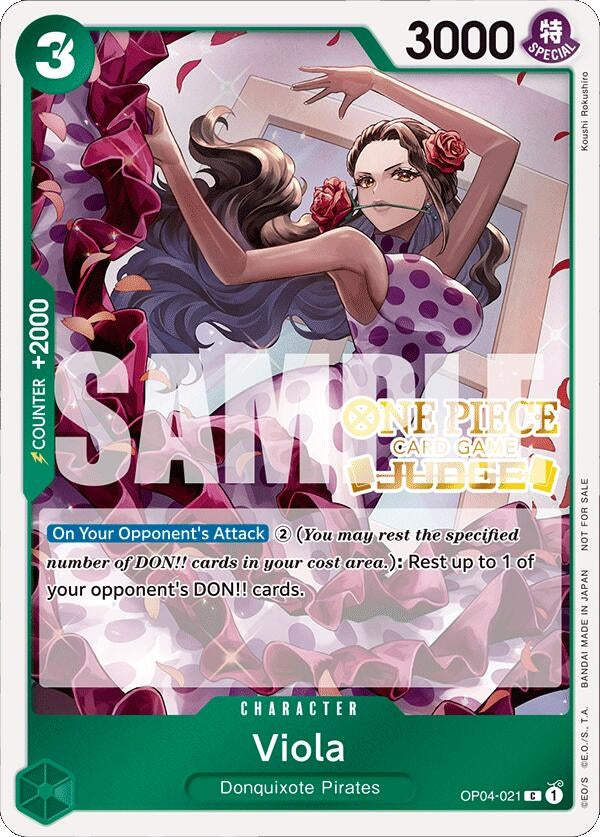 Image for Viola (Judge Pack Vol. 4) (OP04-021) (One Piece Promotion Cards) - One Piece Card Game