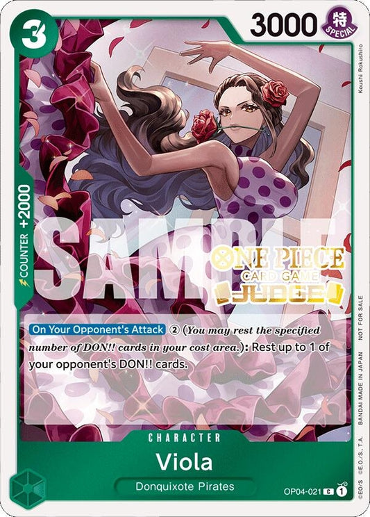 Image for Viola (Judge Pack Vol. 4) (OP04-021) (One Piece Promotion Cards) - One Piece Card Game