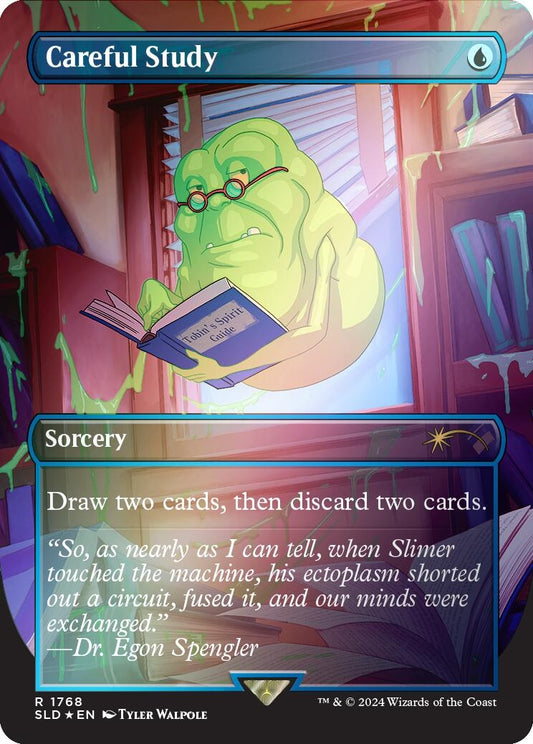 Image for Careful Study (Rainbow Foil) (1768) (Secret Lair Drop Series) - Magic: The Gathering