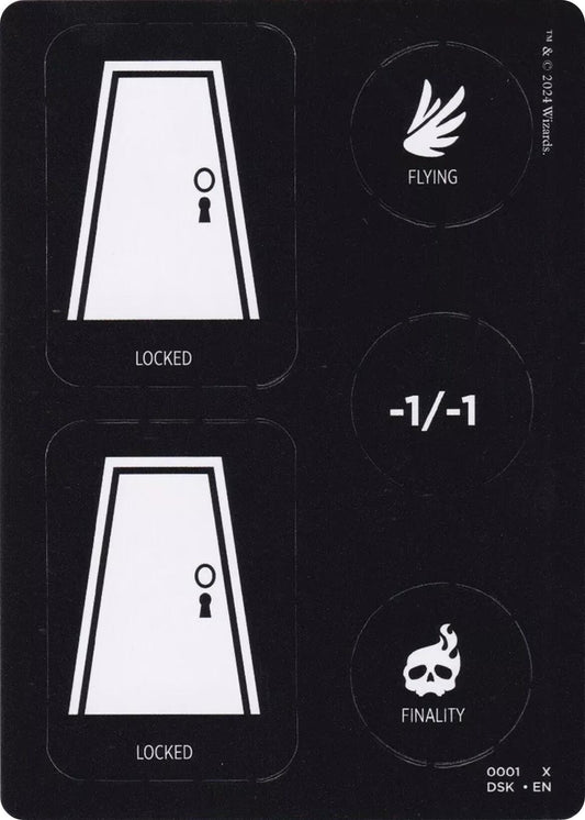 Image for Punch Card Token (1 // 2) (1 // 2) (Duskmourn: House of Horror) - Magic: The Gathering