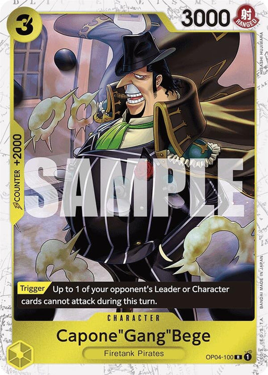 Image for Capone"Gang"Bege (OP04-100) (Jolly Roger Foil) (OP04-100) (Premium Booster -The Best-) - One Piece Card Game