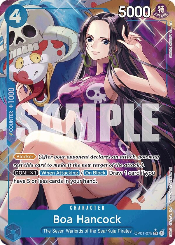 Image for Boa Hancock (OP01-078) (Alternate Art) (OP01-078) (Premium Booster -The Best-) - One Piece Card Game