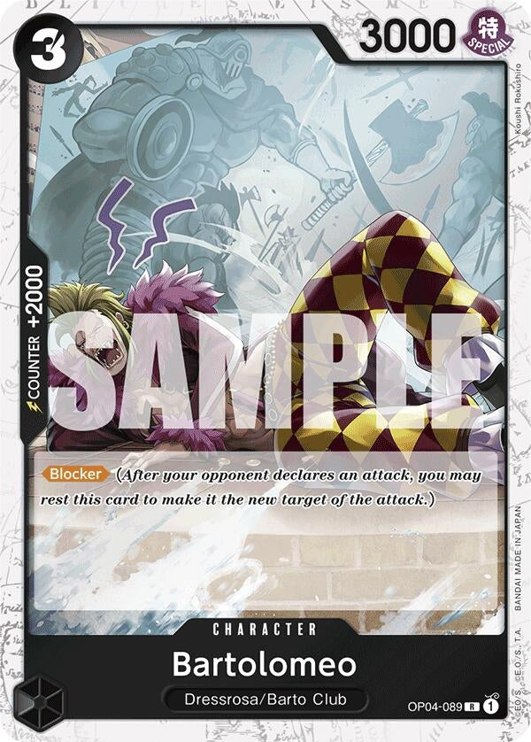 Image for Bartolomeo (OP04-089) (Jolly Roger Foil) (OP04-089) (Premium Booster -The Best-) - One Piece Card Game