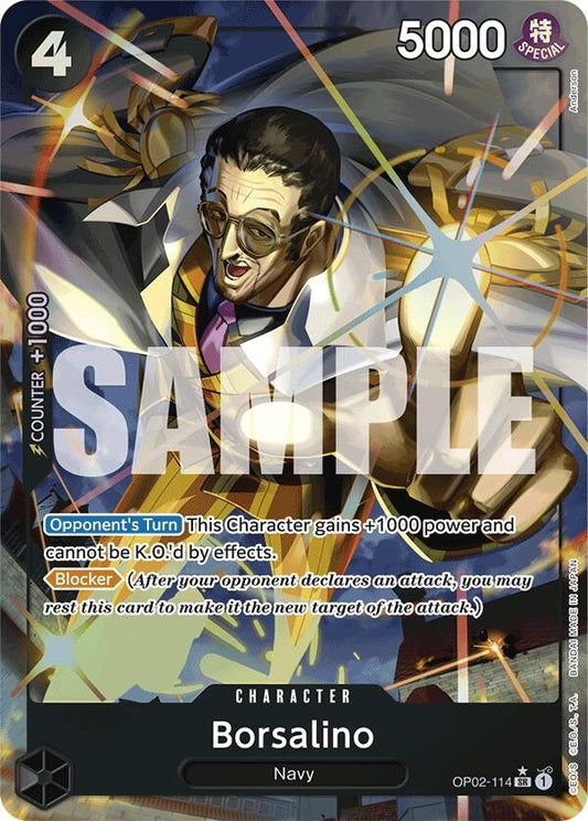Image for Borsalino (Alternate Art) (OP02-114) (Premium Booster -The Best-) - One Piece Card Game
