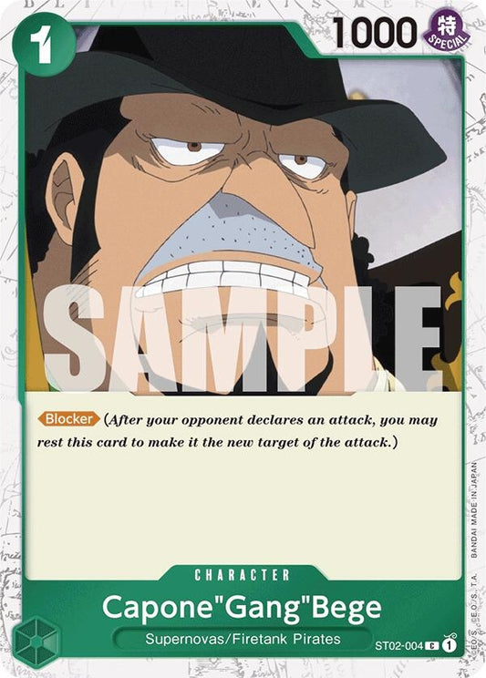 Image for Capone"Gang"Bege (ST02-004) (Jolly Roger Foil) (ST02-004) (Premium Booster -The Best-) - One Piece Card Game