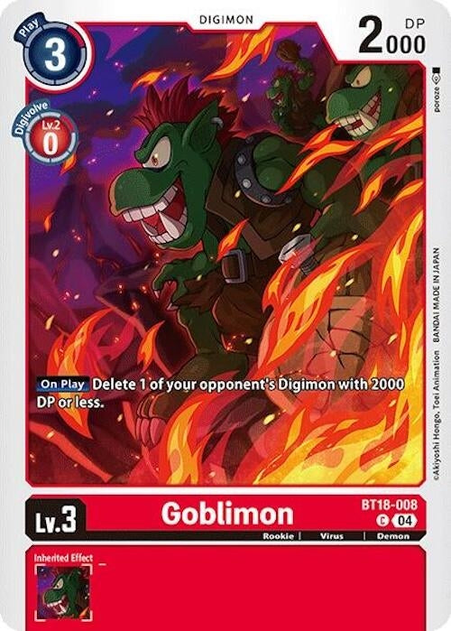 Image for Goblimon (BT18-008 C) (Release Special Booster 2.0) - Digimon Card Game