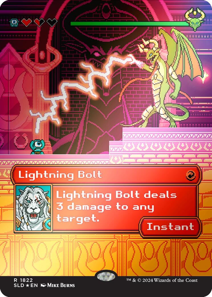 Image for Lightning Bolt (1822) (Rainbow Foil) (1822) (Secret Lair Drop Series) - Magic: The Gathering