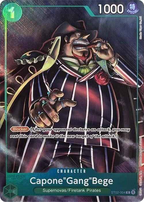 Image for Capone"Gang"Bege (Premium Card Collection -Best Selection Vol. 2-) (ST02-004) (One Piece Promotion Cards) - One Piece Card Game