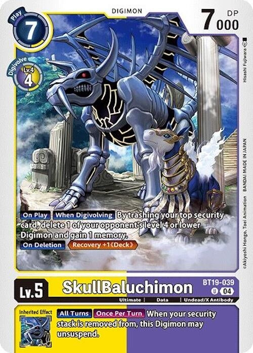 Image for SkullBaluchimon (BT19-039 U) (Release Special Booster 2.0) - Digimon Card Game
